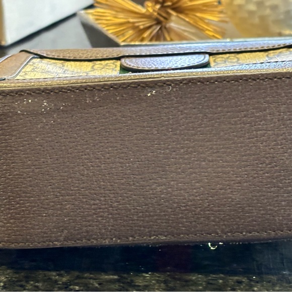 🌟 Gucci Gg Supreme Monogram Mini Ophidia Top Handle Shoulder Bag 🌟 - Picture 10 of 13